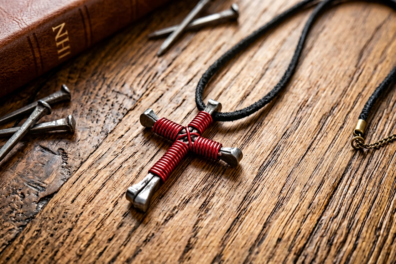 Red Disciple's Cross